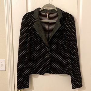 Free People two-button blazer, size large
